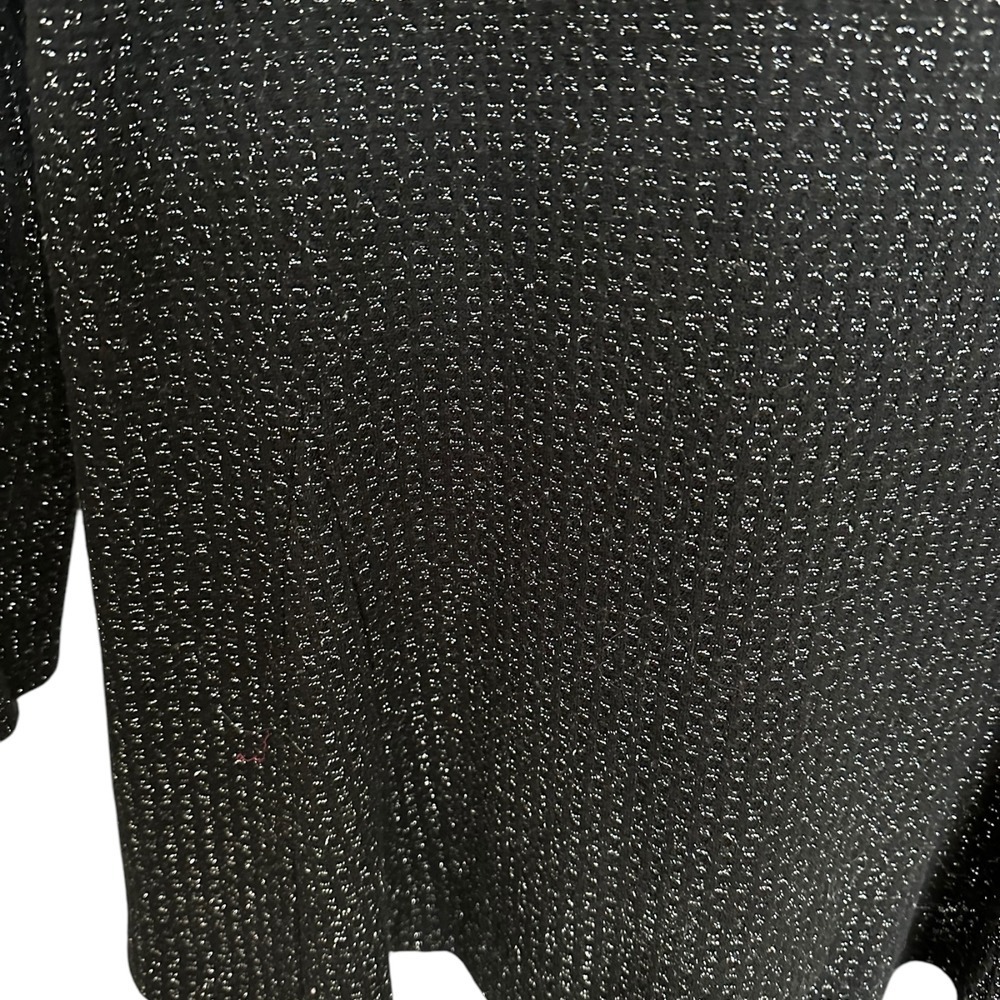 Cowl‎ Neck Tunic Top Sparkle Party Holiday Flared Sleeve - Picture 10 of 16